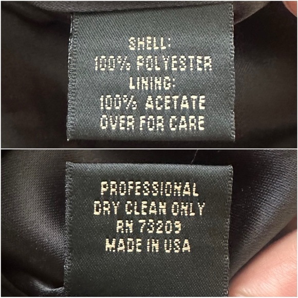 St. John Coat Collection Jacket Hooded Zip Up Gold Buttons Pockets Black Sz S - Picture 10 of 13